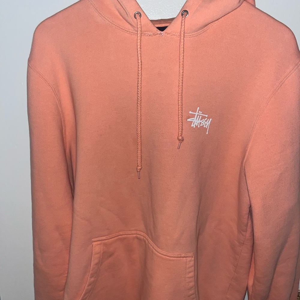 Stüssy Coral/Peach Hoodie